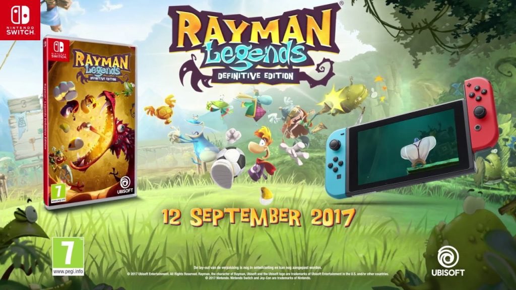 Nintendo Switch Rayman Legends Definitive Edition Game Deals for