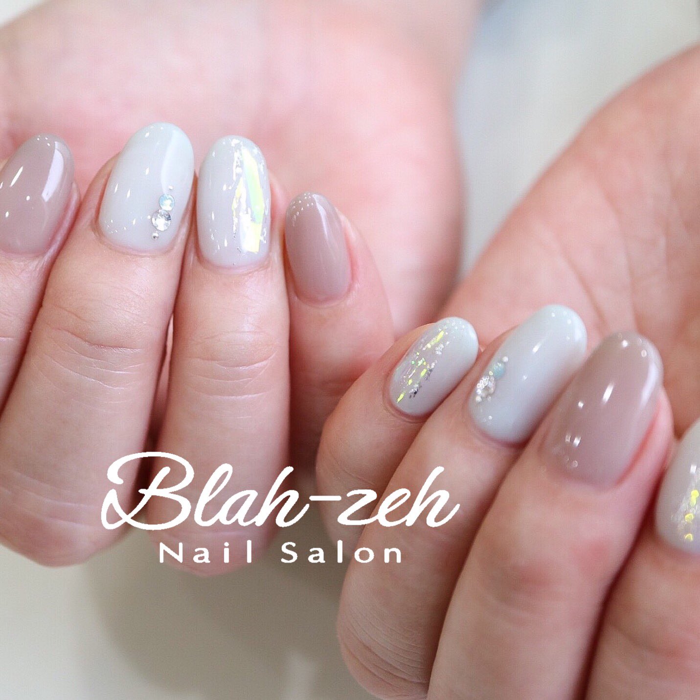 Blah Zeh Nail Salon School 爽やか 大人のミントグリーンネイル 錦糸町ネイルサロン 錦糸町 ネイル 錦糸町フットネイル 錦糸町フットジェル 錦糸町ジェルネイル 錦糸町スカルプネイル 錦糸町フィルイン ブラゼ Blahzeh 錦糸町春ネイル 錦糸町