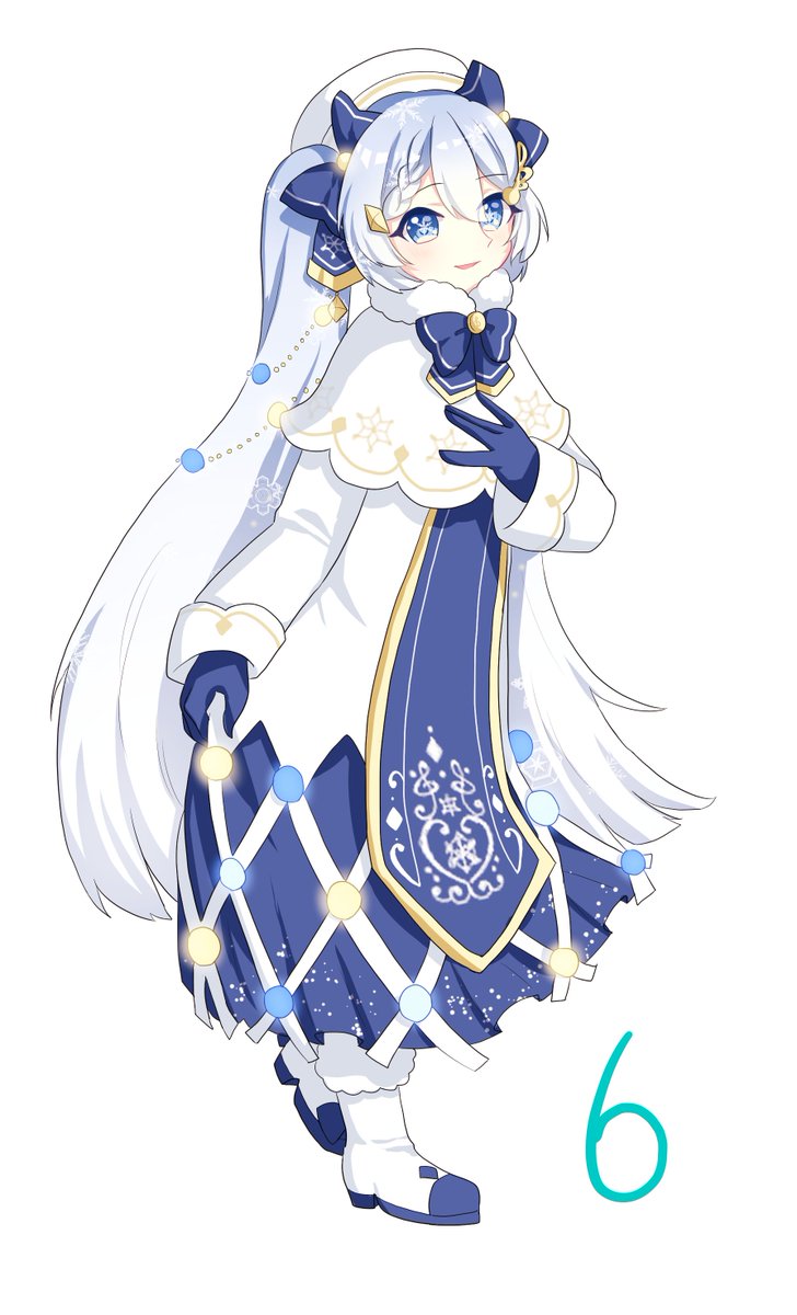 雪ミク21 雪ミク 雪ミク6番ちゃん 模様がひとつひとつ綺麗でベレー帽 亜龍のイラスト 雪ミク21 雪ミク 雪ミク6番ちゃん 模様がひとつひとつ綺麗でベレー帽 亜龍のイラスト