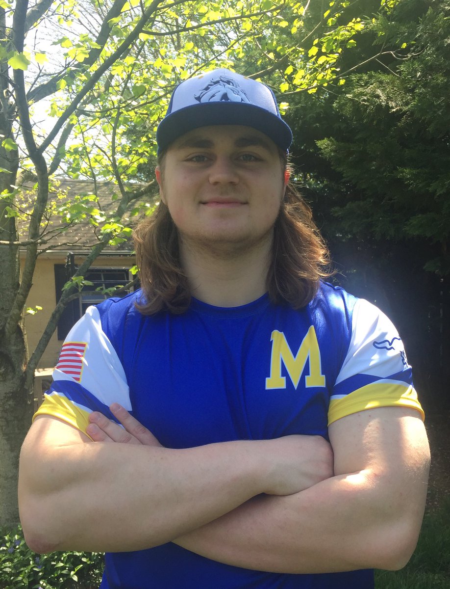 Name: Jake Sanders. Postion: P/3B. College Plans: William Paterson (Sound Engineering). Favorite Baseball Memory: Near perfect game Freshman year. Growing with teammates as players and friends. Thank you Jake for all of your hard work and dedication! #seniors2020 <a href="/manville_hs/">Manville High School</a>