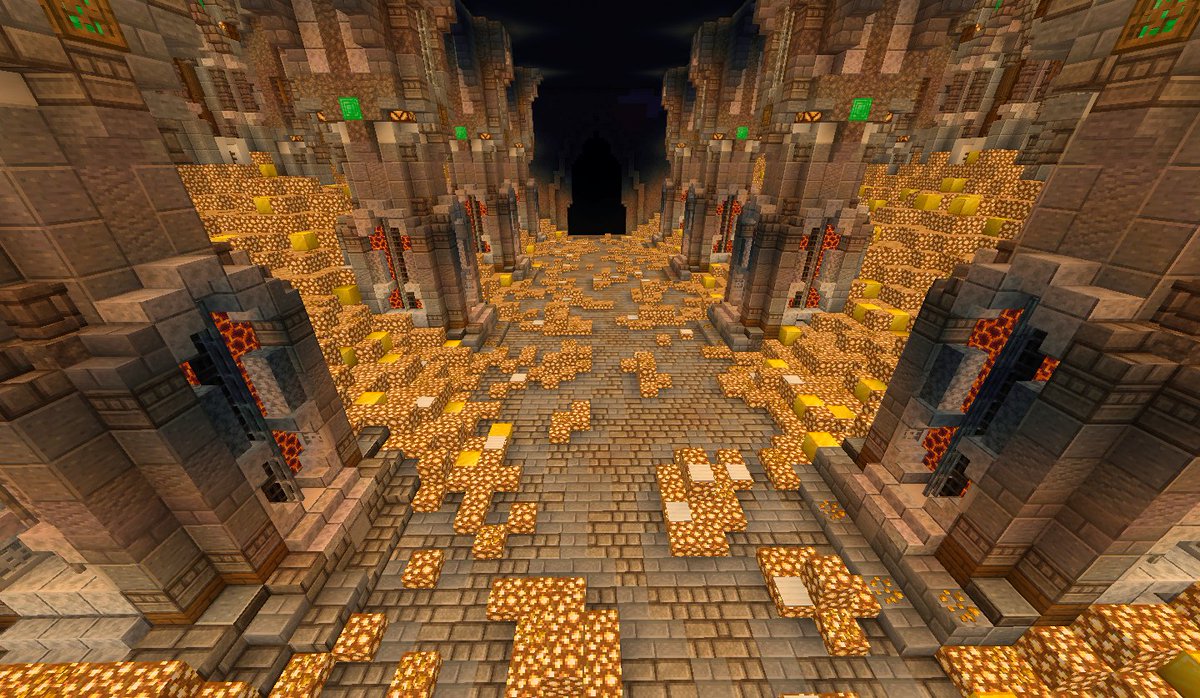Wallzitu's tweet photo. #humanamenteimposivel  Inspirada na montanha de hobbit (wallferreira games) fez 1 caverna com muito Ouro!! https://t.co/wgoxOimfcx