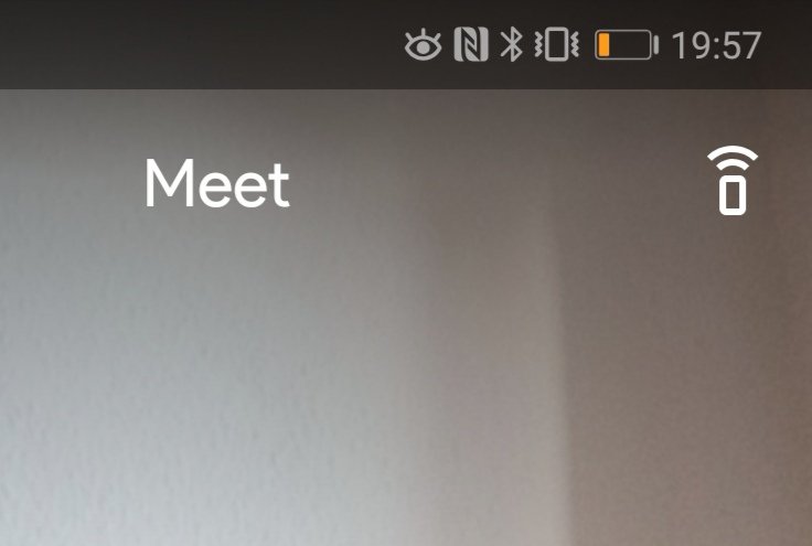 Good to know, the "remote control" icon is actually the icon to switch the sound output. #GoogleMeet