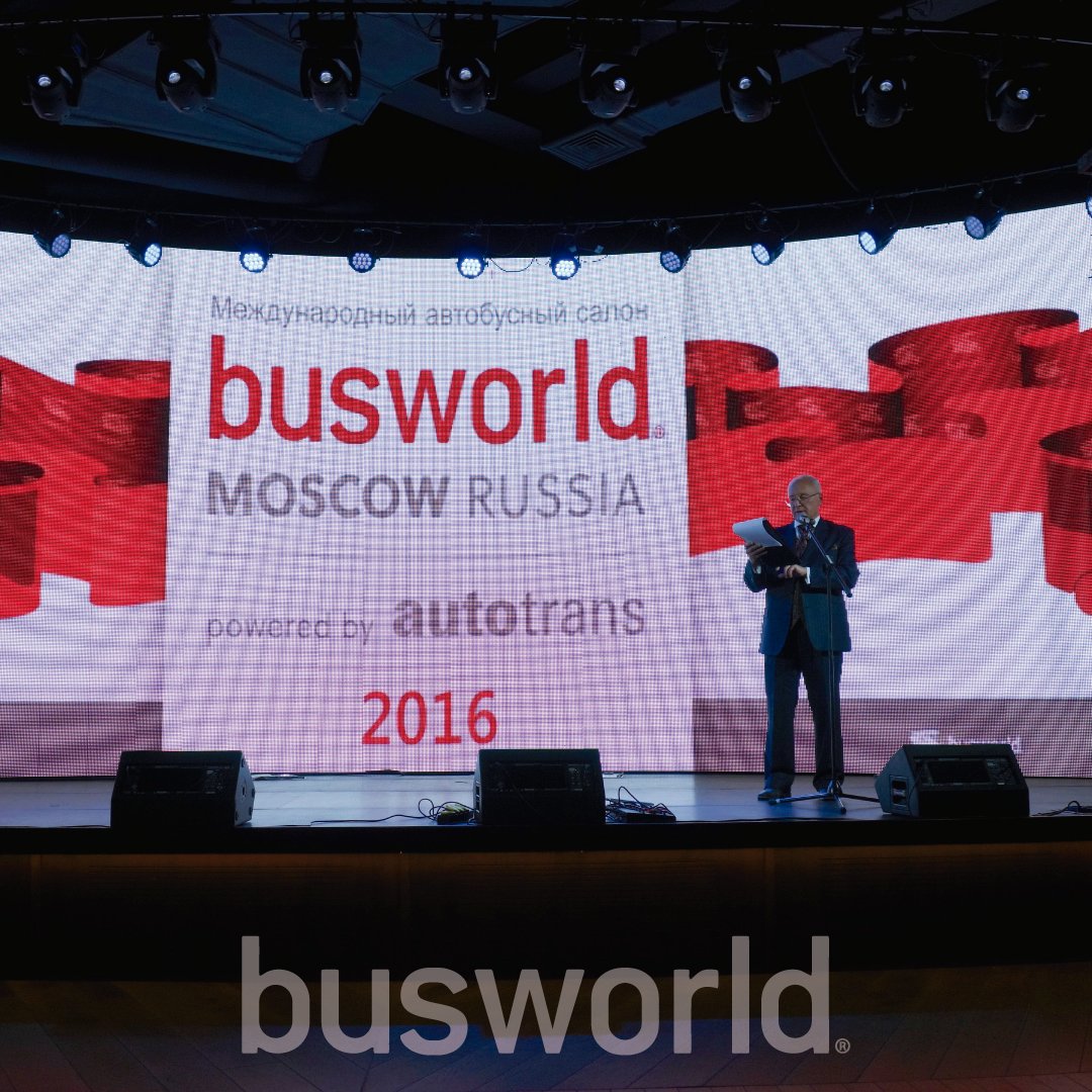 busworld's tweet photo. On our TBT Thursday we go back to 2016 to remember our edition of Busworld Russia 2016.
Want to remember a specific fair or a specific bus or coach?
Tell us right below on the comment box.
.
.
#TBT #Busworld #BusworldInternational #BusworldRussia #Buses #Coaches #Classic https://t.co/aaR2ImXKVH