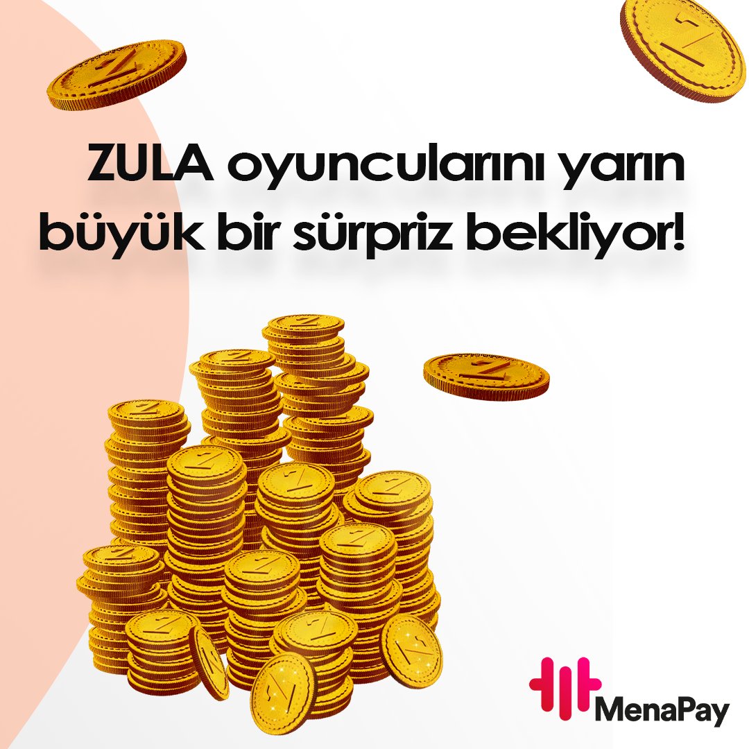 PlaywMenaPay's tweet photo. ZULA severler buraya! Yarın sizi büyük bir sürpriz bekliyor, takipte kalın! #zula #zulaoyun #zulatürkiye #zulaespor #zulagame #zulacaps https://t.co/1tNudHrFvB