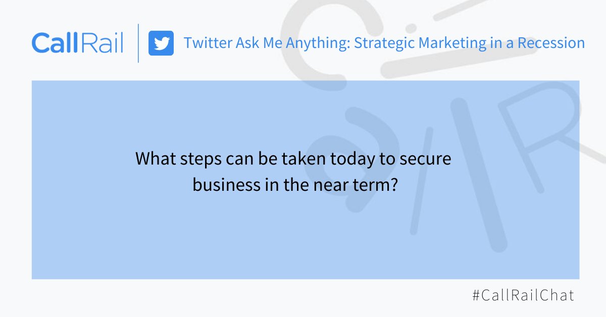 CallRail's tweet photo. Q3 - Great question from @SuzanCaylen! #CallRailChat https://t.co/VMmJzlwnwY
