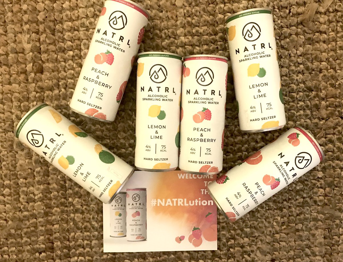 All_Things_New_'s tweet photo. Natrl Alcoholic Sparkling Water!🍑🍋 Hard seltzer has been a big craze in the US and it’s finally making its way here 🥳 These super refreshing drinks are low calorie and come in lemon & lime and peach & raspberry flavours. Check out https://t.co/8CIOuZ9AbW for more info! #natrl https://t.co/Dsd3W4v11W