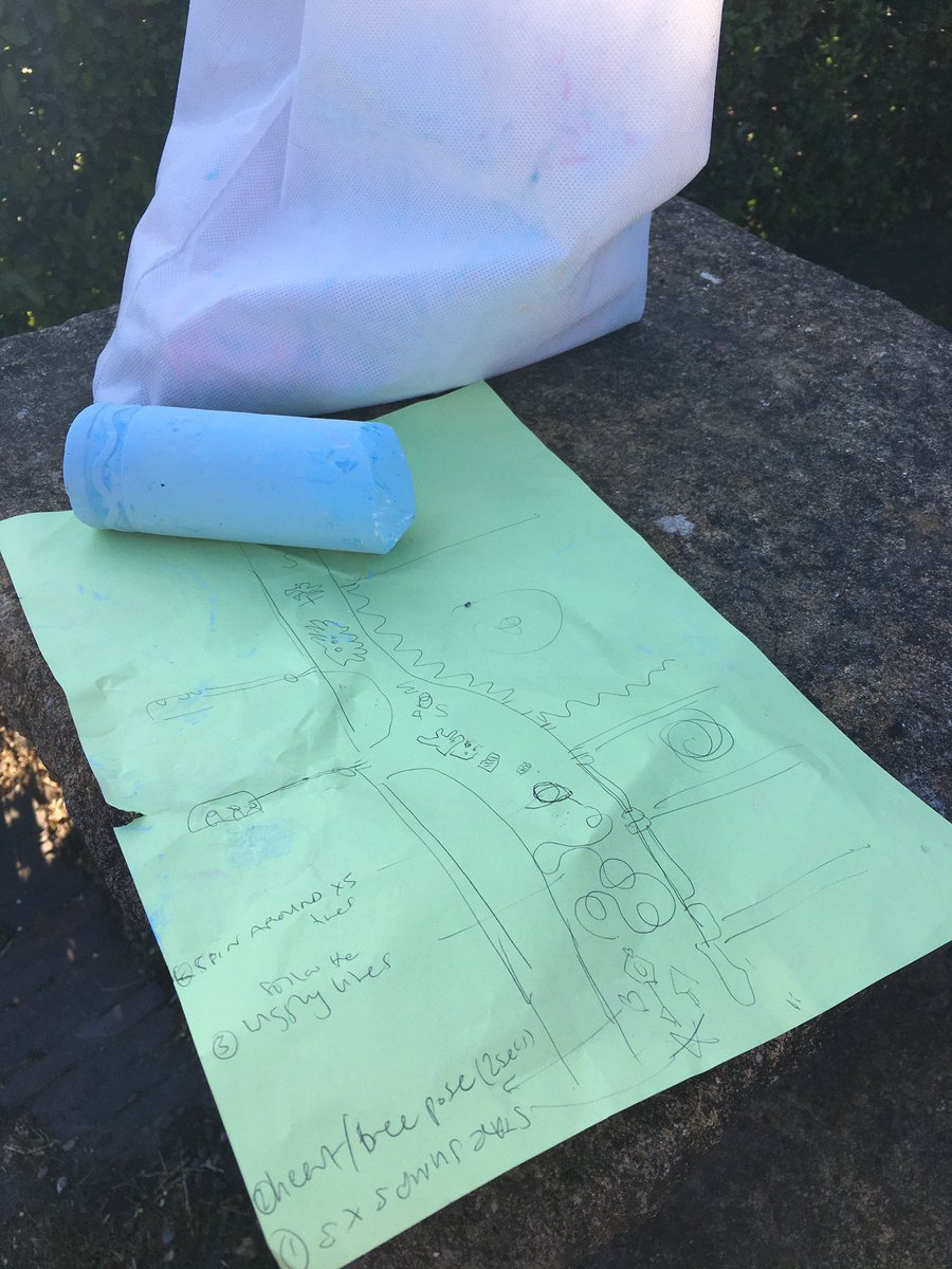 cu1turesponge's tweet photo. Until play parks open let’s have a bit of fun w #playfulpavements : our 2nd edition is now live. Had to follow strict instructions from the 4yr old (oooft, tough client!!) 😆🖍🦶👋 🌲 💓 🐝 🍯 #collaboration #translatingideas #chalkyourwalk https://t.co/YmH7BfJZ84