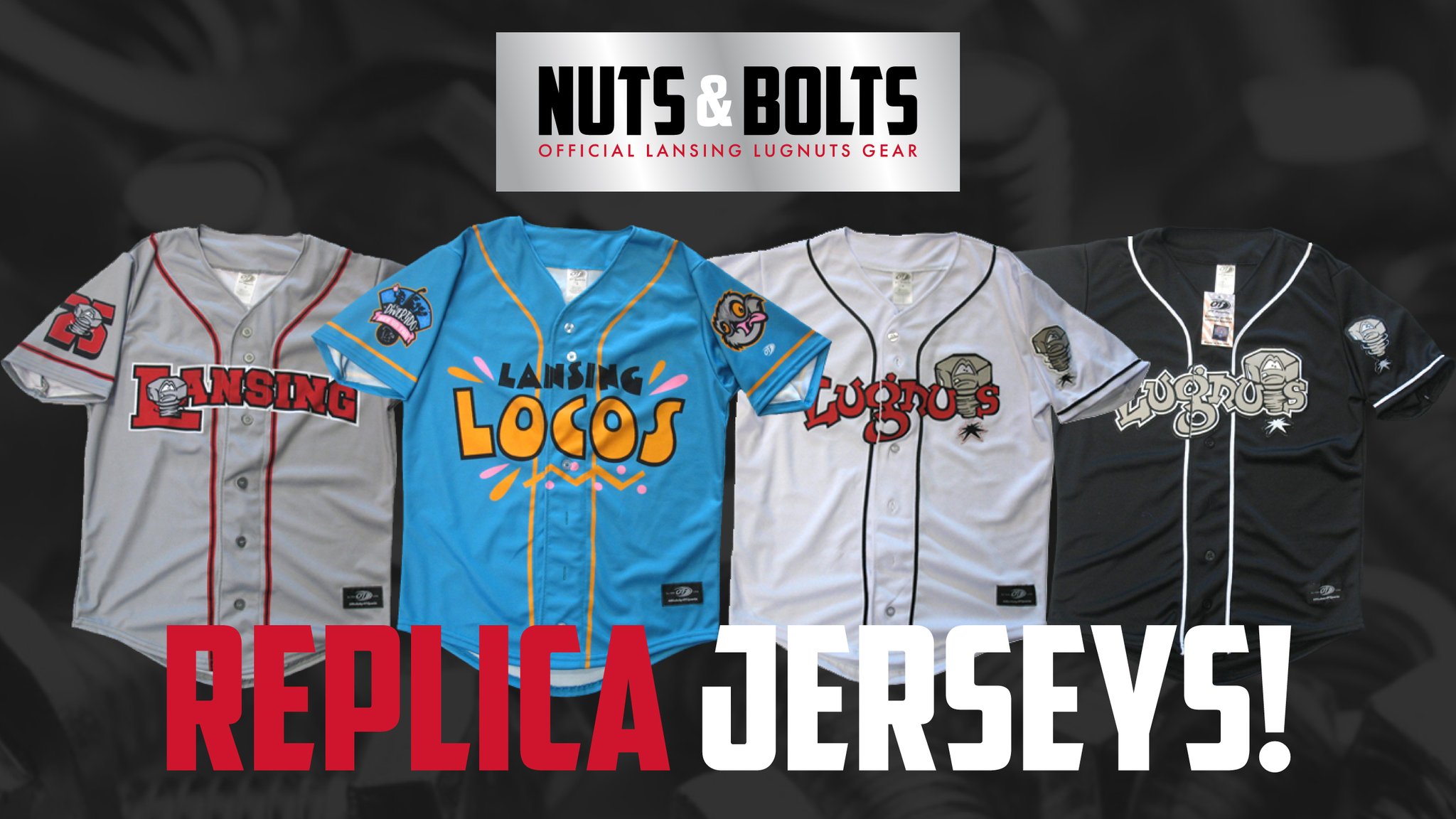 lansing lugnuts jersey