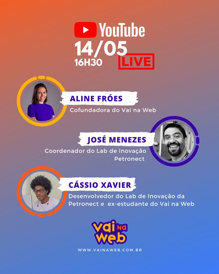 Hoje é a nossa primeira #live no Youtube! Tema: Impacto Social como Serviço. Hora: 16h30. Para assistir, acesse: bit.ly/YoutubeVnW