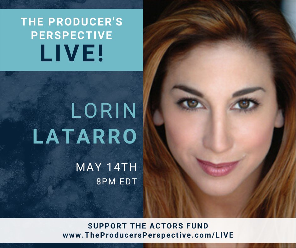 I'm thrilled to be sitting down with tonight's guest . . . we've been trying to find time in our schedules since last year to have <a href="/LorinLatarro/">Lorin Latarro</a> on my podcast.

Leave it to the pandemic to finally bring us together.

Tune in tonight at 8pm EDT bit.ly/TPPLIVE-LorinL…