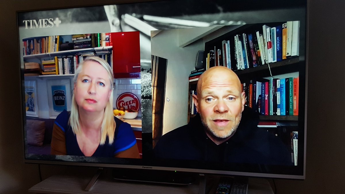 MelvinGold1's tweet photo. A wonderful #timesplus event with @ChefTomKerridge and @lisamarkwell. Great discussion about his life and food during lockdown but generally just a great ambassador for the #hospitalityindustry https://t.co/rXn35L4SNi