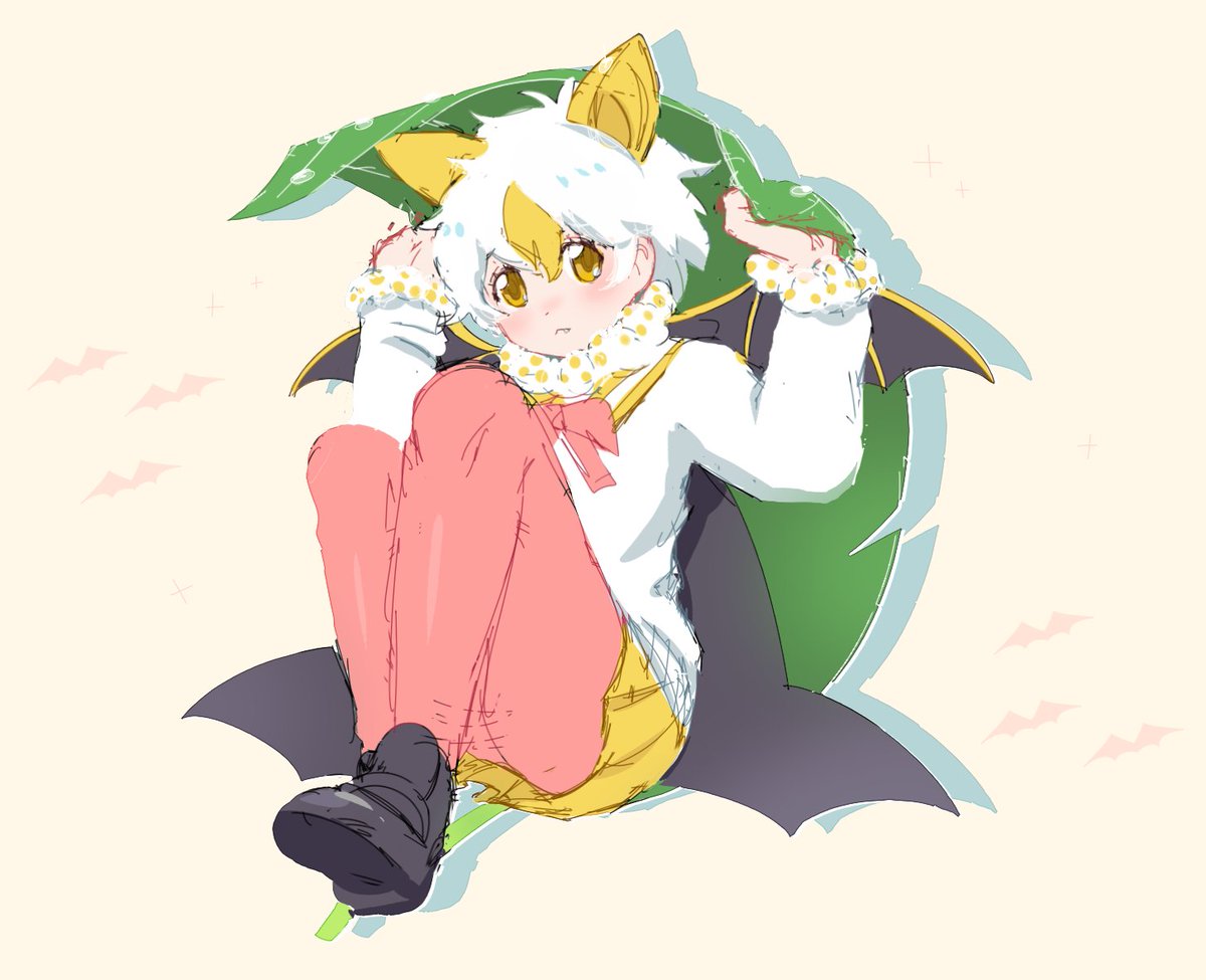 tenneluna's tweet photo. I threw some color on the Honduran Bat. She's the tiniest friend by scale! 🦇
#けものフレンズ #シロヘラコウモリ https://t.co/gGib6XOf22