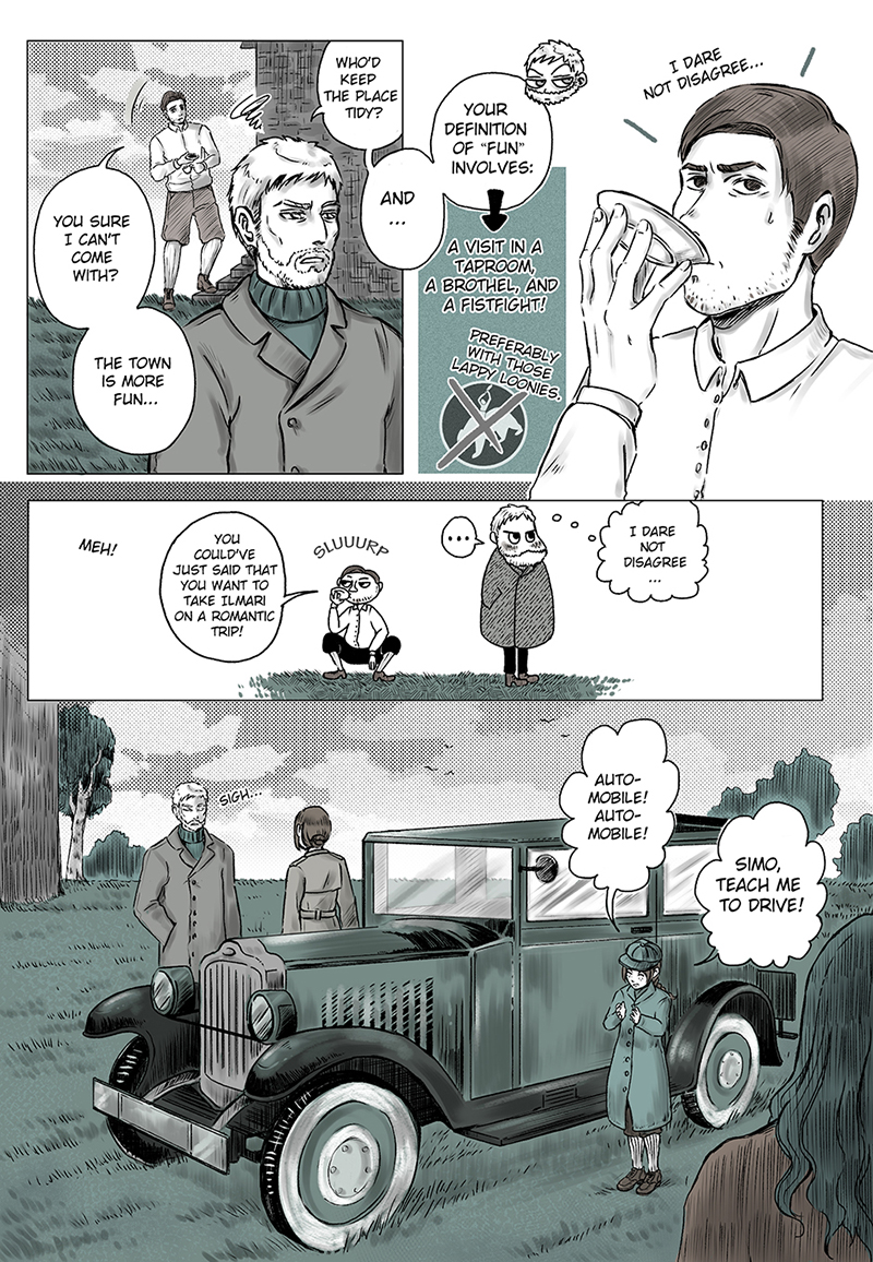 kpt_punk's tweet photo. #MerimerkkiComics next page! I like this #moomins style here. 
https://t.co/vpSBYPnm9r
Thanks for Saiden, @pojamnik &amp; @huxbun. 
Lappy losers - https://t.co/71B2Enk3Dg
#comics #polskikomiks #polishcomics #merfolk #mermay #Finland #manga #Merimerkki https://t.co/l4eXGXGh2t