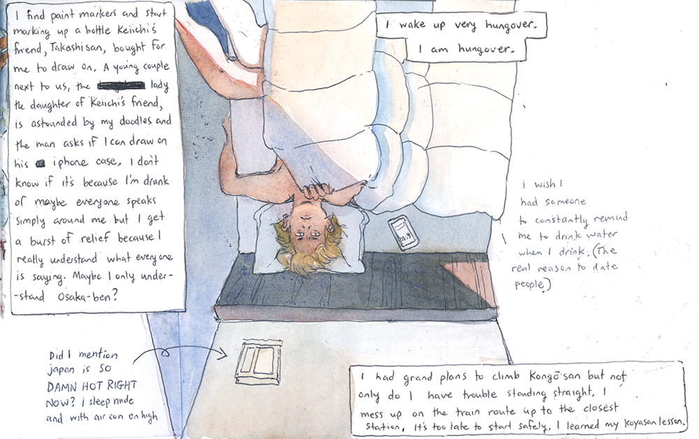 Some more pages from my 2019 travel journal, just feeding stray cats, stealing my exe's parents, drinking too much, a normal Tuesday, 