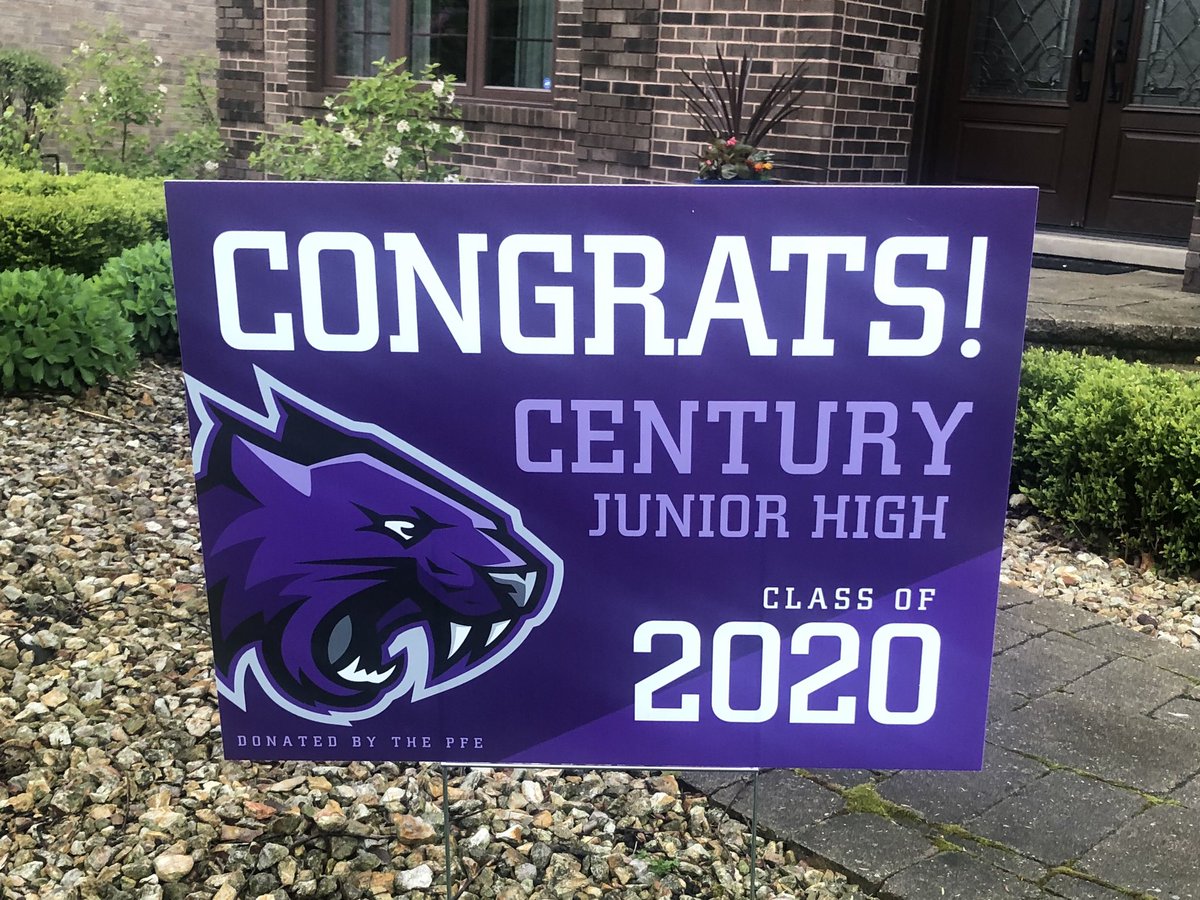 Congratulations class of 2020, proud to be a Wildcat!!! <a href="/CenturyWildcats/">Century Junior High</a>