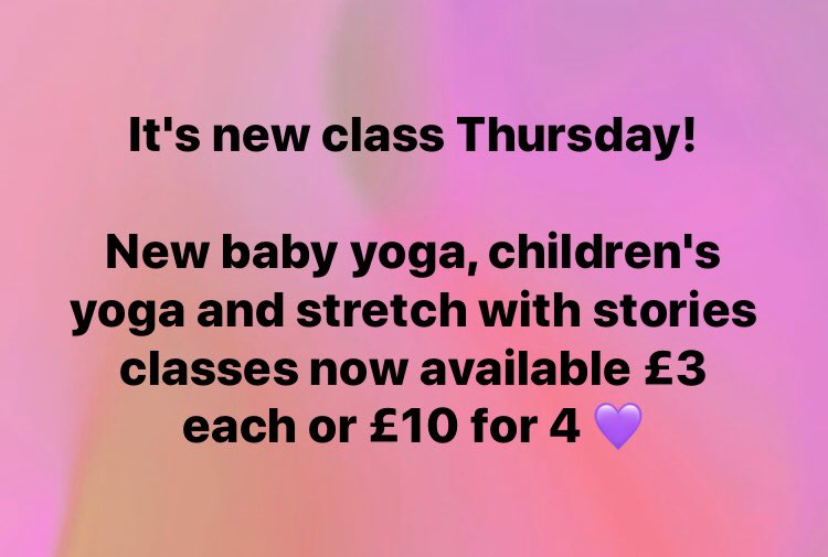 New baby yoga, children’s yoga and stretch with stories classes available every Thursday for you to do with your little ones in your own time 😊 Get in touch to book yours info@Diddlyoms.co.uk #babyyoga #toddleryoga #childrensyoga #kidsyoga #familyyoga #lockdown #familylockdown