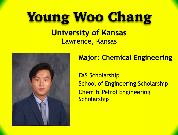 SMSSeniors2020's tweet photo. Congratulations to Young Woo Chang, who will attend the University of Kansas to major in Chemical Engineering! Young is the recipient of the FAS, School of Engineering, and Chemical and Petroleum Engineering Scholarships. @UnivOfKansas #SMSSeniorSigning2020 https://t.co/mg6FcDYdcs