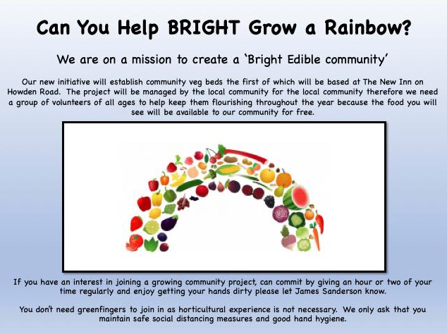 BrightBarlby's tweet photo. We're developing a 'Bright Edible Community' so if any local businesses have railway sleepers, picket fencing or veg compost they would be willing to donate please DM us.

If you're a local #Barlby resident &amp; would like to be involved in this project please DM us. https://t.co/ha9RybArEB