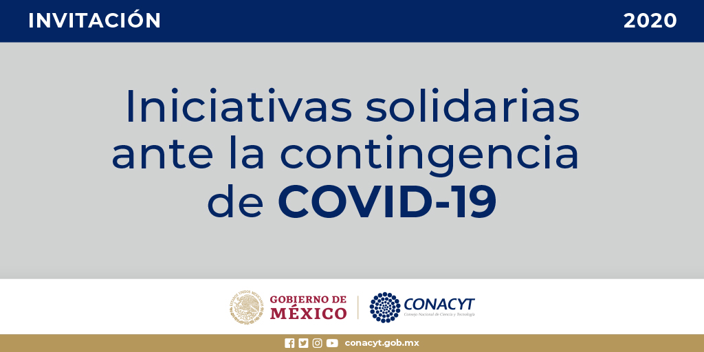Secihti_Mx's tweet photo. #Aviso | El Conacyt hace un llamado a la comunidad científica a sumarse al esfuerzo de familias, barrios y pueblos para superar la contingencia a través de iniciativas solidarias. Mas información ➡️ https://t.co/xhxep0DiaW   #LaFuerzaDeLaCiencia #CienciaPorMéxico https://t.co/tG9B3tirBe