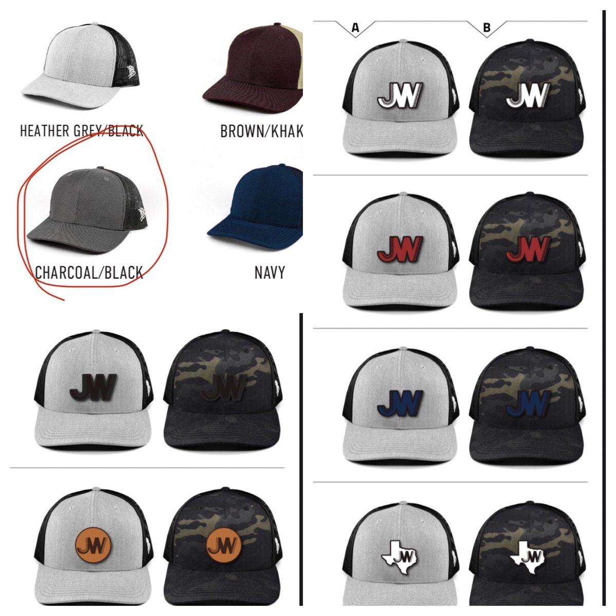 J_Wholestaff's tweet photo. Here are the designs! The grey will be on the dark one circled. Please let me know which ones you like. Have to have a minimum of 12 in a logo style to order them. Price will be $35 and that includes tax and shipping. https://t.co/fd4WMfcqNu