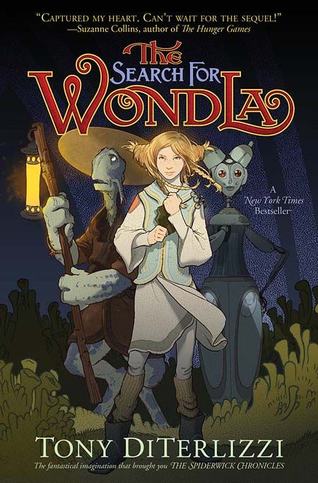the search for wondla by tony diterlizzi4.5/5. cute!! i love middle grade fantasy/sci-fi bc u can find some real gems there. the aesthetic of this world was unparalleled (helped by the GORGEOUS illustrations), and i just had a lot of fun reading this book :D