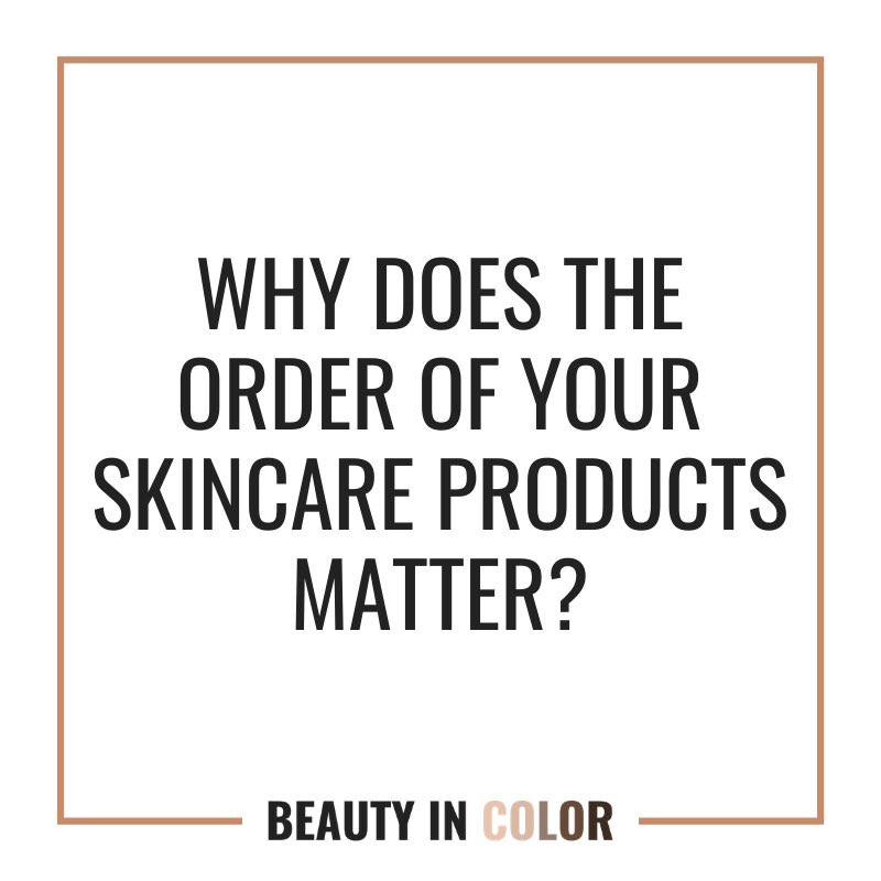 beautyincolor_'s tweet image. When you don’t layer your skincare products correctly, you can run into 3 problems. Swipe thru to read them! Learn how to apply your skincare in the right order &amp;amp; why the order of your skincare matters in my latest blog post. Link in bio! #beautyincolor #linkinbio