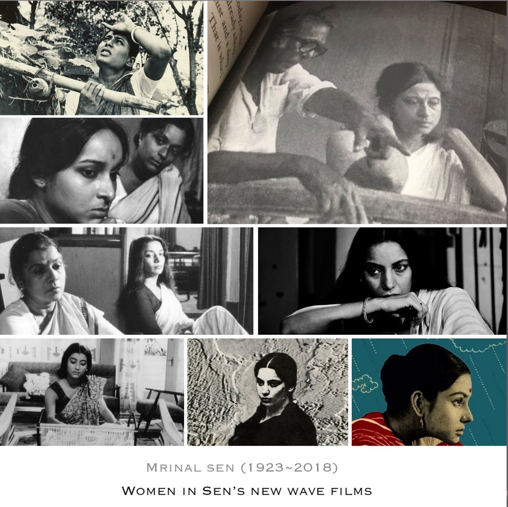 montai's tweet photo. Women in Mrinal Sen’s film were intriguing, unbreakable and dazzling.
Celebrating the Maestros 97th. birthday 🍾

#ripmrinalsen #mrinalda #mrinalsen #filmisnotdead #kolkatadiaries #smitapatil #mamatashankar #sreelamajumdar #shabanaazmi #aparnasen #madhabimukerjee https://t.co/re6sSyFWNE