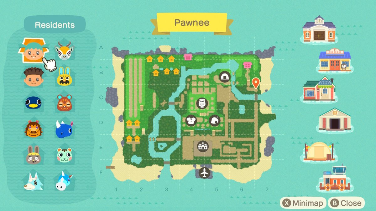 j0rpp's tweet photo. Before and after. Almost done trashing and rebuilding Pawnee. Pretty pleased with the new layout. #AnimalCrossing #ACNH https://t.co/oAxly8A4mU