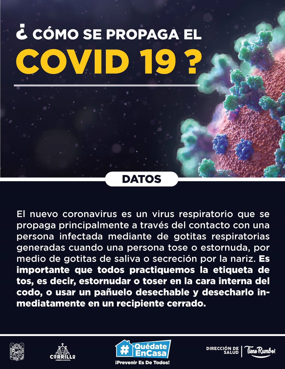 ℹ️ También es muy importante que las personas realicen la higiene de las manos regularmente con un desinfectante para manos a base de alcohol o con agua y jabón.