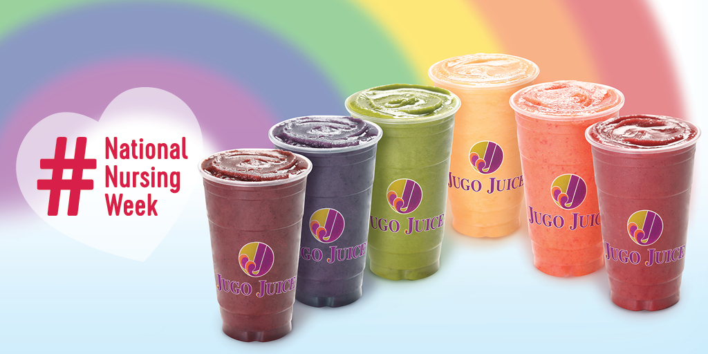 *CONTEST ALERT* This week, we're celebrating all the incredible nurses out there bringing hope to the sick and injured. Over on our Insta, tag someone you think deserves a $25 Jugo Juice e-gift card and tell us how they’re helping their community 🌈🙌 Bonus points for #nurses!
