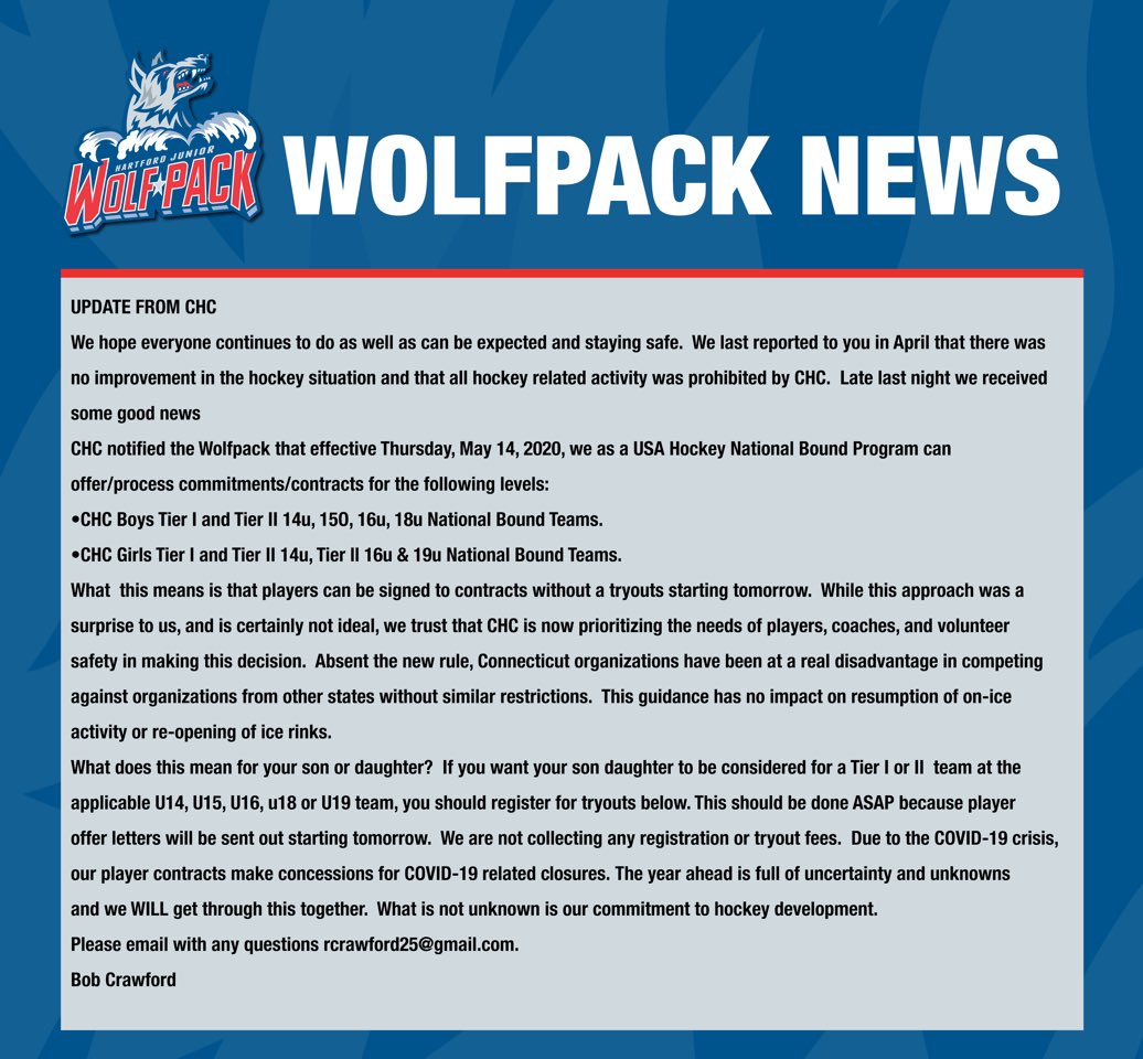 An update from the CHC