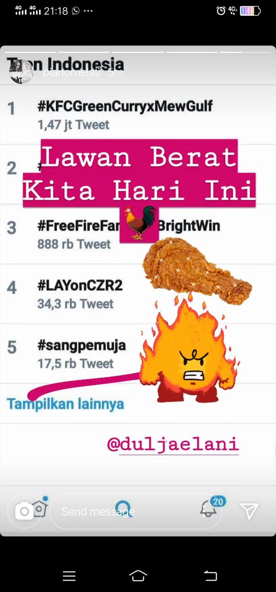 intan04051381's tweet photo. ni ada yg bikin ngakakk, kmrn kita lawan zombie skg nglawan ayam ya 😂#sekilas info biar gag pada spaneng 🤟🤪 tetep donk sambil dengerin #sangpemuja https://t.co/FNggC7jm6T