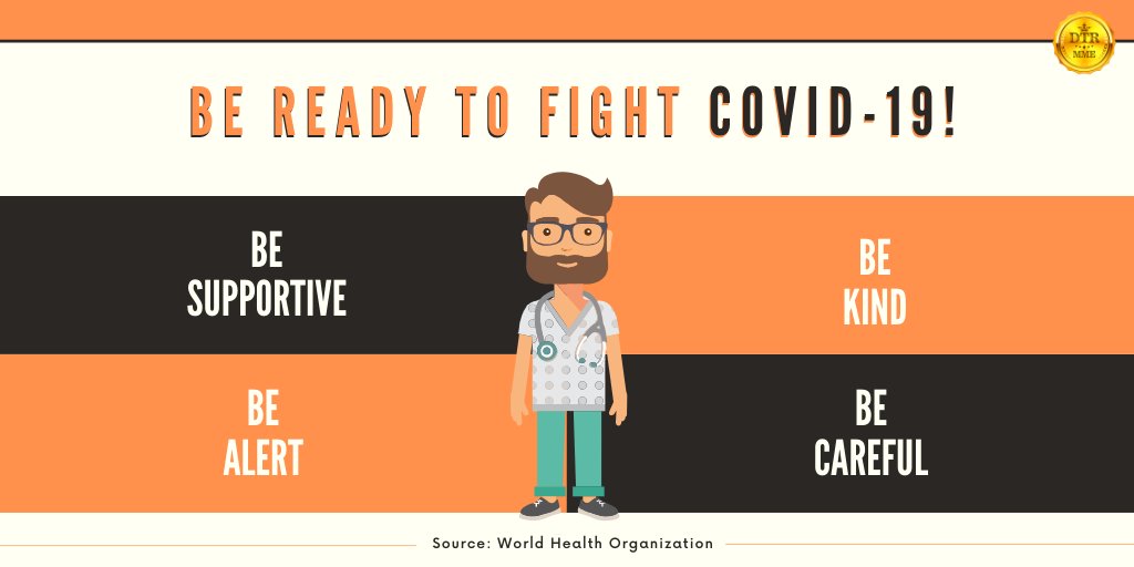 DavidTRosen's tweet photo. They call COVID-19 as the invisible enemy. According to WHO, this is the best time to be supportive, careful, alert, and kind. In short, being a good person while being vigilant improves your chance of survival.
Do your part and everything else will follow! #DTR #ThursdayThoughts https://t.co/7xH0z1p9aW