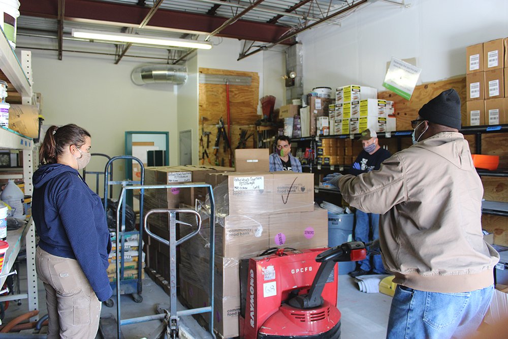 RTPgh's tweet photo. In response to the great need created by #COVID19, we have partnered with the @PghFoodBank and 12 community pantries to deliver fresh food and some basic hygiene necessities that will help our low-income and senior neighbors safely shelter in place. 
#HealthyNeighbors #Pittsburgh https://t.co/xnpuPmC9l0