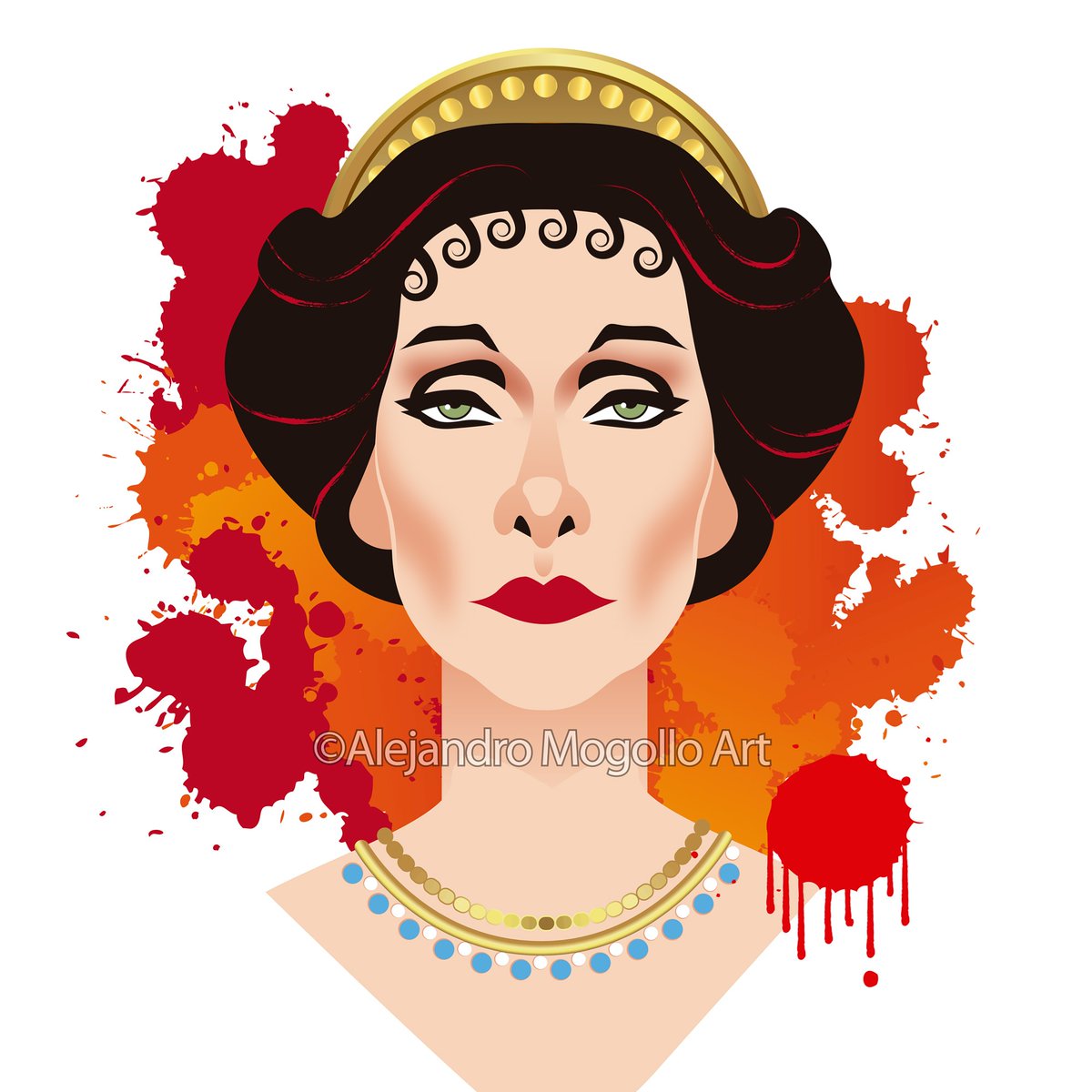 Happy 87 birthday to the wonderful Siân Phillips, unforgettable as Empress Livia in the BBC adaptation of I Claudius, one of the greatest shows ever produced for television and she also won a BAFTA for it
#sianphillips #livia #iclaudius #bbc #classictv #alejandromogolloart