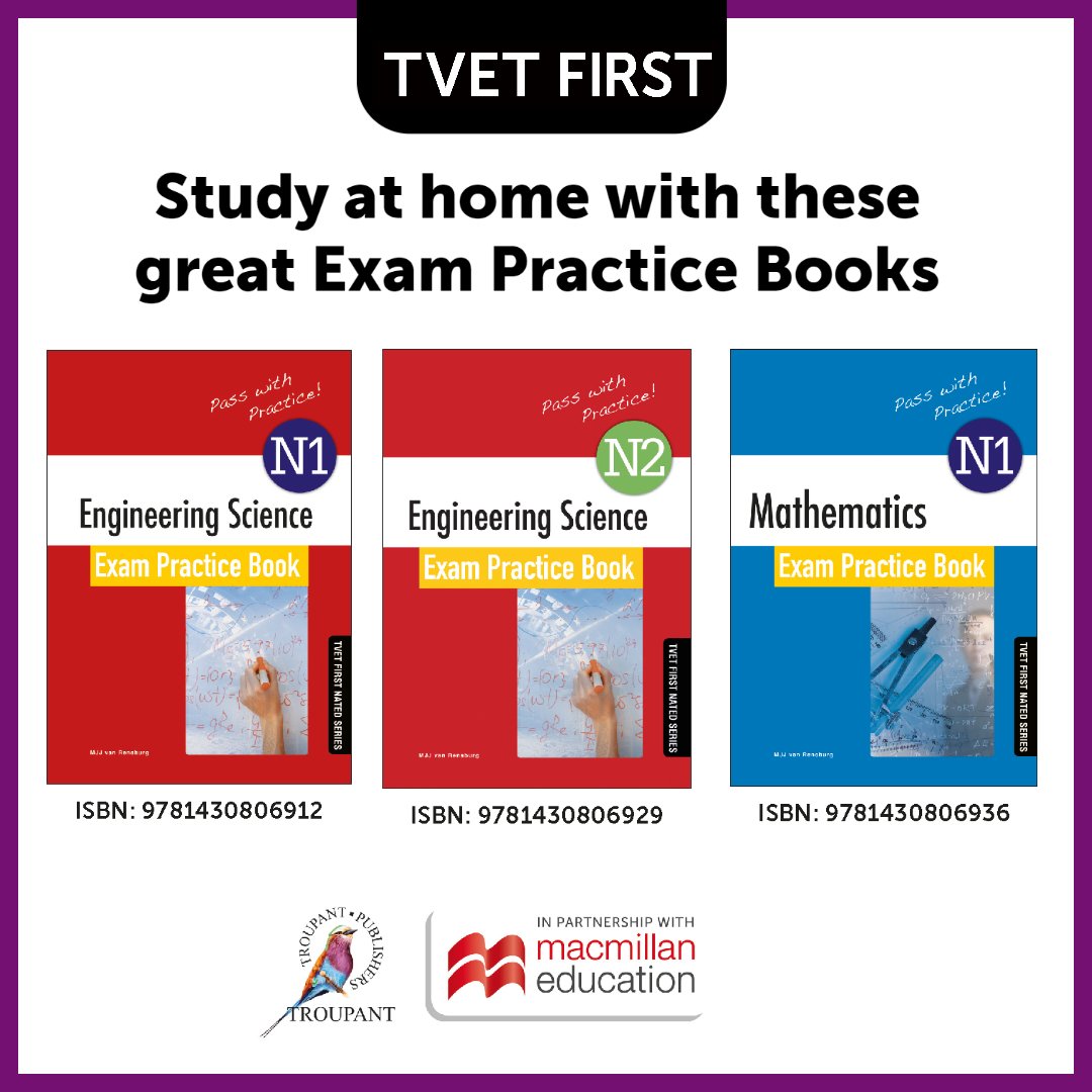 TVETFirst's tweet photo. Get Free Access to our great Exam Practice Books! 

Click the link to get access: https://t.co/PzlXLLRvnR 

#TVETFirst 
#SupportingLecturers
#SupportingStudents 
#StayHome
#StaySafe https://t.co/yXaf0LcXdY