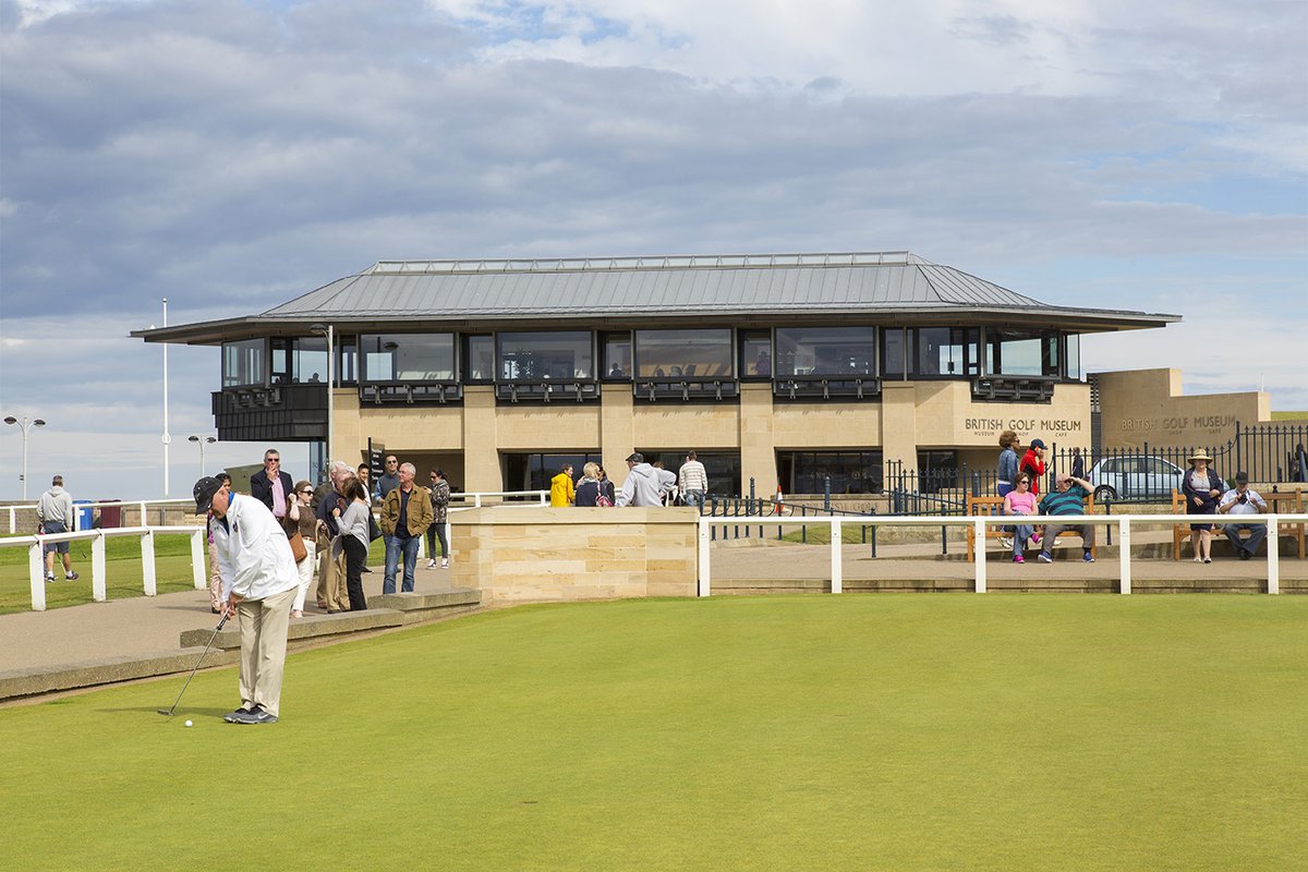 VMZINCUK's tweet photo. British Golf Museum St Andrews  Designed by:  Richard Murphy Architects, Edinburgh  Recognised Installer:  MBM #VMZINCUK #VMZINC #QUARTZZINC #LEISURE #ARCHITECTURE #DESIGN @architects_rm https://t.co/eCWKWPPu37