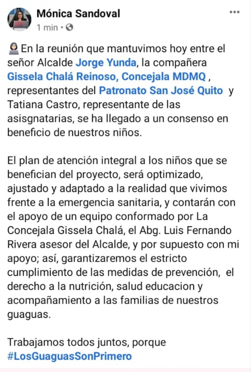 Galitogarces's tweet photo. Excelente digno de aplaudir, la educación y cuidado de los niños en su etapa inicial continua https://t.co/y8WzzgWBWI