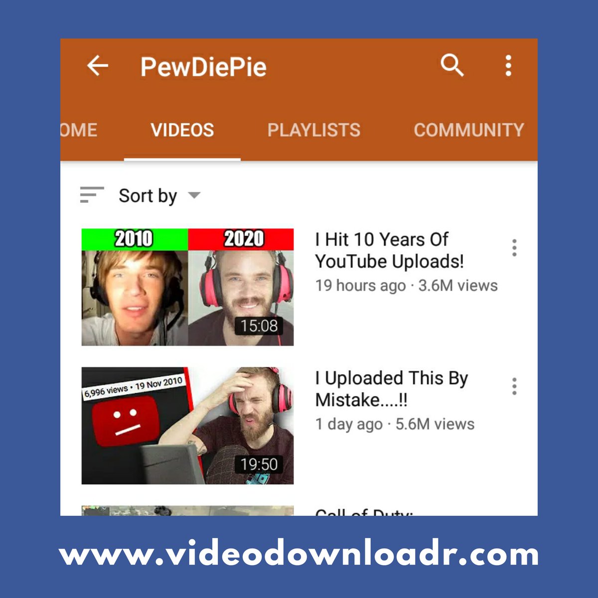 VideoDownloadr's tweet photo. Download YouTube videos for free:
https://t.co/CsmDJIKl1a
.
#YouTubeVideoDownloader https://t.co/tzBhdSOPiI