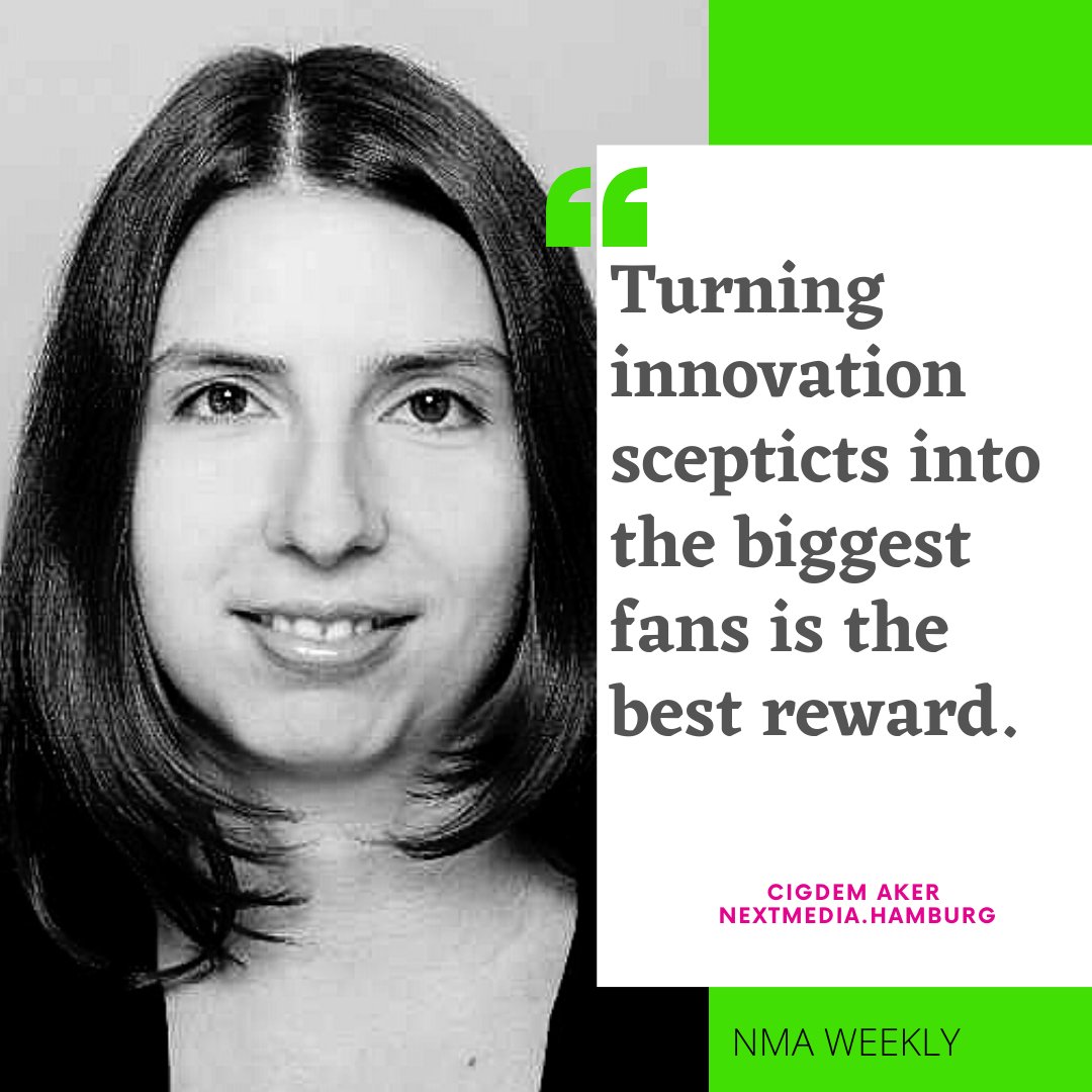 NMA_vc's tweet photo. #NMAWeekly: Cigdem(@ciggii) of @NextMediaHH, talks about starting a new job in corona times, what she loves most about driving #innovative projects and virtual Gin tastings. Don’t miss out! [in German]. 🎧  #NMA #podcast
▶️ https://t.co/YpnCJnpghj
▶️ https://t.co/jk2uoEhyuk https://t.co/JfeQYWv0LL