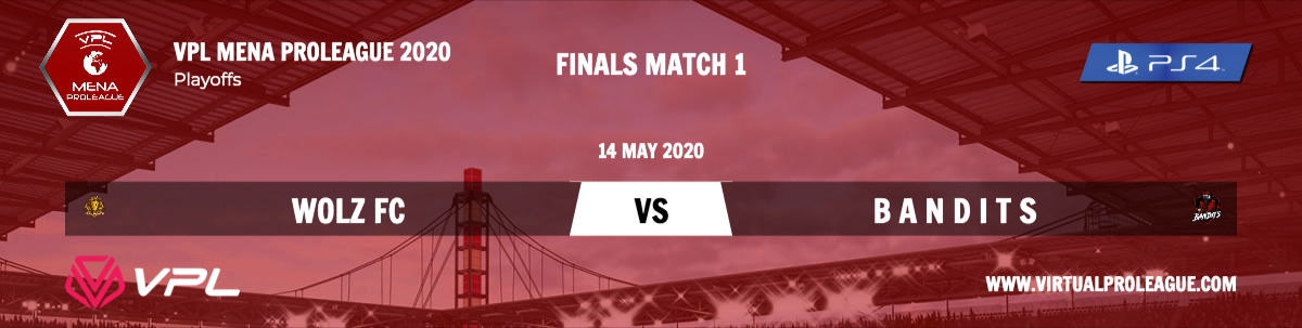#PS4 Final Matches tonight for both tournaments: 

🏆 VPL Champions League 2020
<a href="/RealZayona/">Real Zayona</a> 🆚 <a href="/LEADERS_CF/">Leaders FC</a>

🏆 VPL MENA ProLeague 2020
<a href="/WoLzFC/">WoLz FC</a> 🆚 <a href="/BANDITS1FC/">B A N D I T S</a>

 #ProClubs #بروكلوب