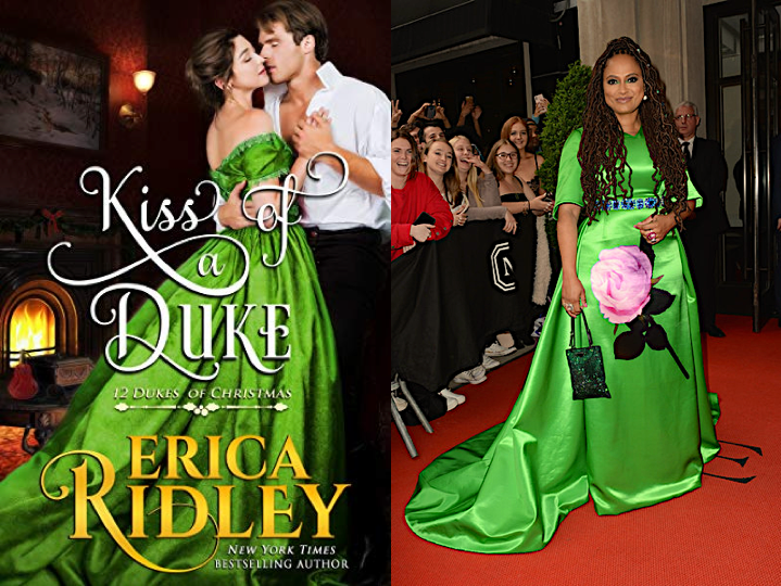 Kiss of a Duke by  @EricaRidley as Ava Duvernay in Prada (2019)  #RomanceCoversAs