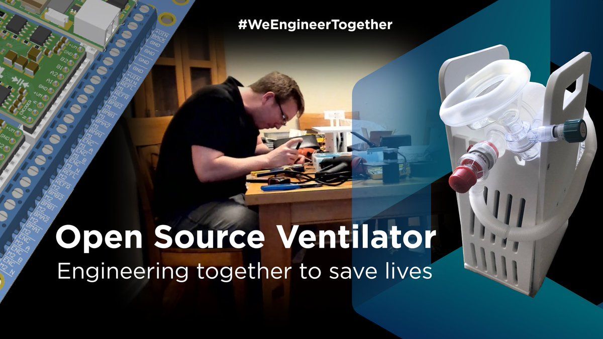 altium_es's tweet photo. Maravilloso documental de @altium sobre ingenieros que colaboran en todo el mundo para salvar vidas en esta crisis. #WeEngineerTogether #OpenSourceVentilator | 👉 https://t.co/uXsSLnKGF0 | @OSVentilator @OpenLung @AirToAll @CCRIreland @DuganKarnazes https://t.co/v0sX7XjU9c