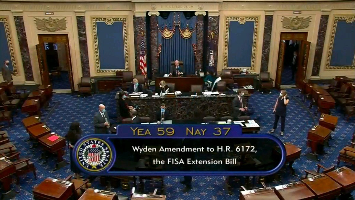 onestepsecureit's tweet photo. US Senate votes to give law enforcement access to web browsing data without a warrant, expanding government’s #surveillance powers in the midst of the #COVID19 pandemic. Scarry stuff folks! via @danarel #privacymatters #netsafety #netprivacy https://t.co/QvuhfVn951 https://t.co/10EHhhpVUd