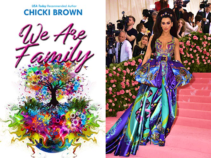 We Are Family by Chiki Brown as Dua Lipa in Atelier Versace (2019)  #RomanceCoversAs
