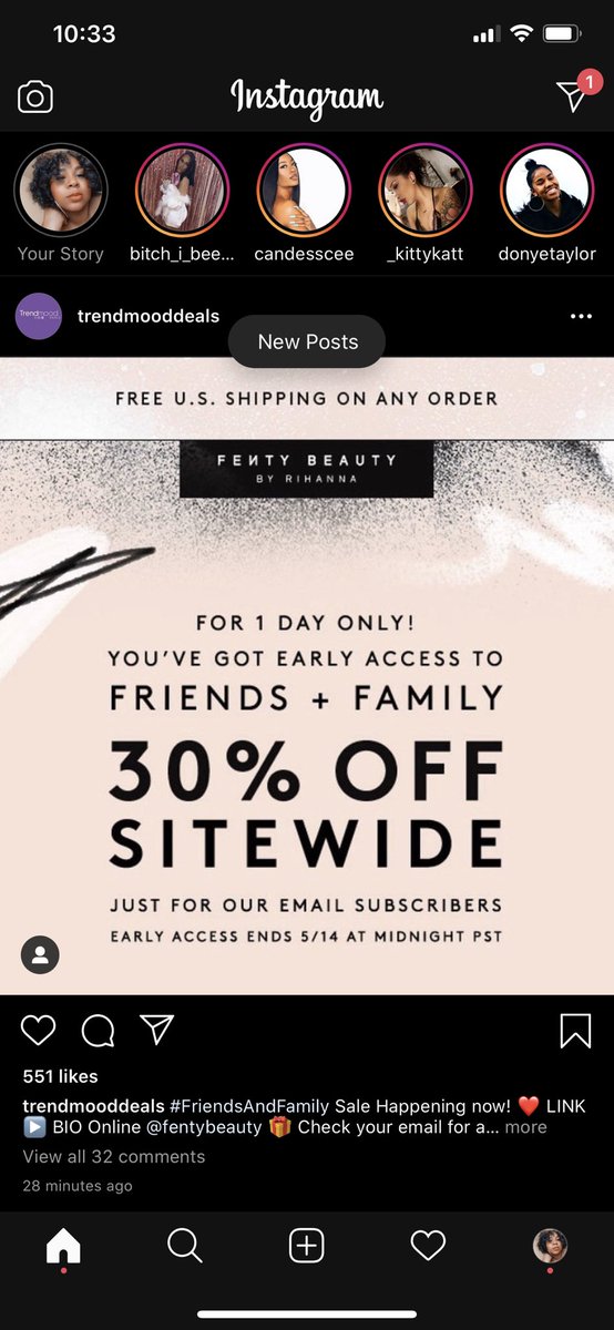 I haven’t added to this thread in a while but this is NOT a drill!  @fentybeauty is having 30% off on their site