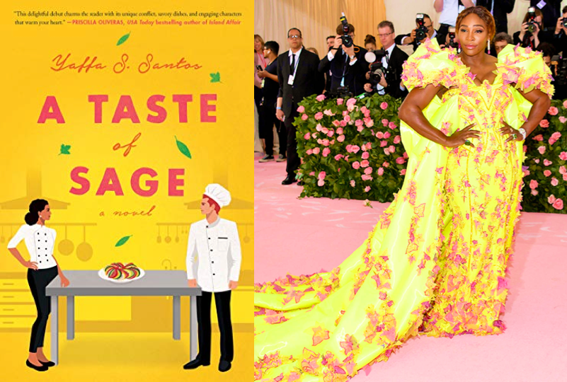 A Taste of Sage by  @yseraphsantos as Serena Williams in Versace (2019)  #RomanceCoversAs