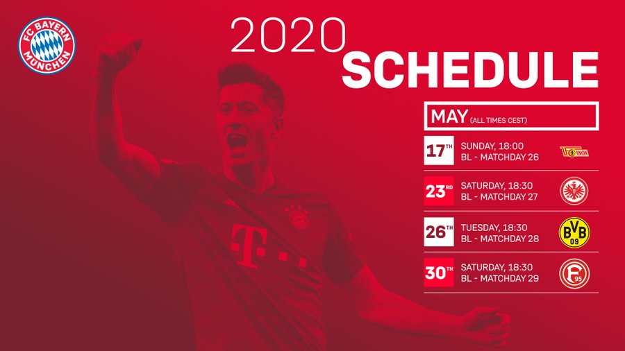Start marking your calendars now - Matchdays 27-29 have been scheduled! 📆

#Bundesliga #packmas