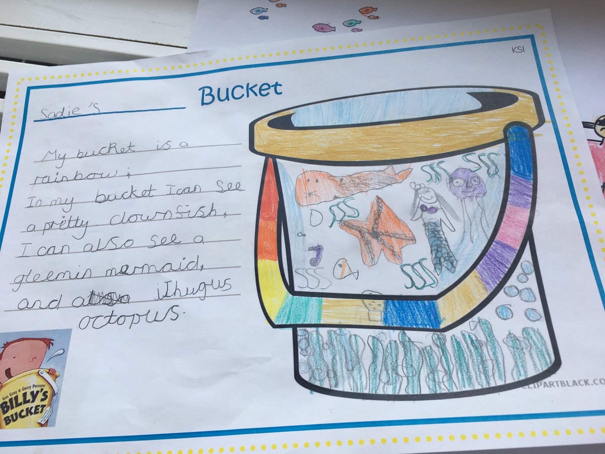 EdelFleming1's tweet photo. Sadie has had a great week enjoying the Under the Sea topic at Mummy’s school. She’s done lots of crafts, helped the younger children and focused on expanded noun phrases in Mrs. Smith’s class 🌈 https://t.co/oehcVpDYX5