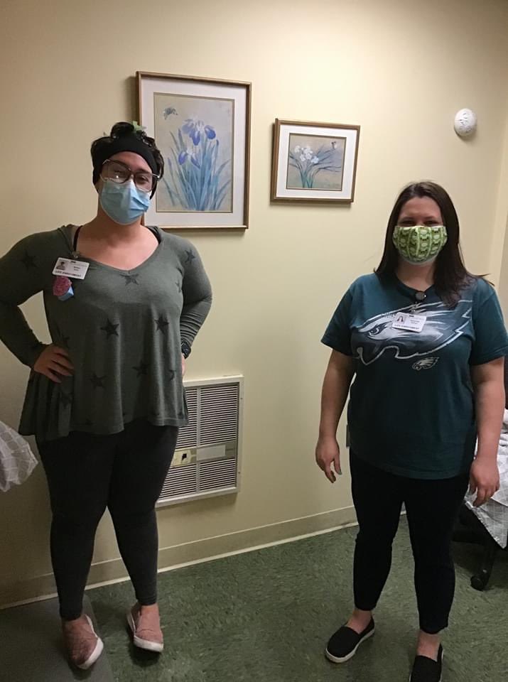 TheJewishHome's tweet photo. During Nurses Week and Nursing Home Week, we're switching it up every day and asking the team to wear different colors. How do you like our Green
Day photos? Thank you to everyone working at the Home! https://t.co/TZ8jOgFDFo